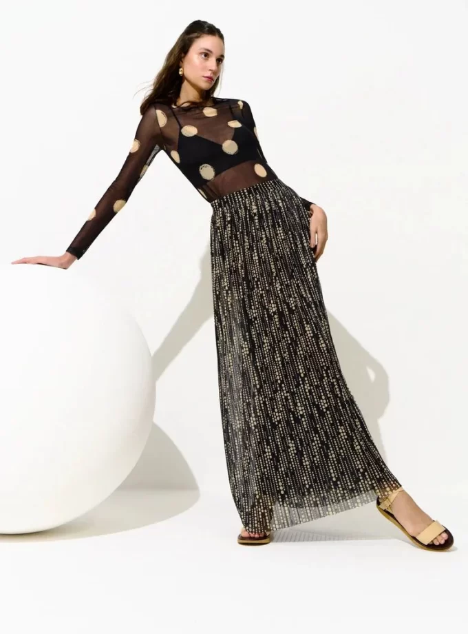 SAIA COM ESTAMPA POÁ