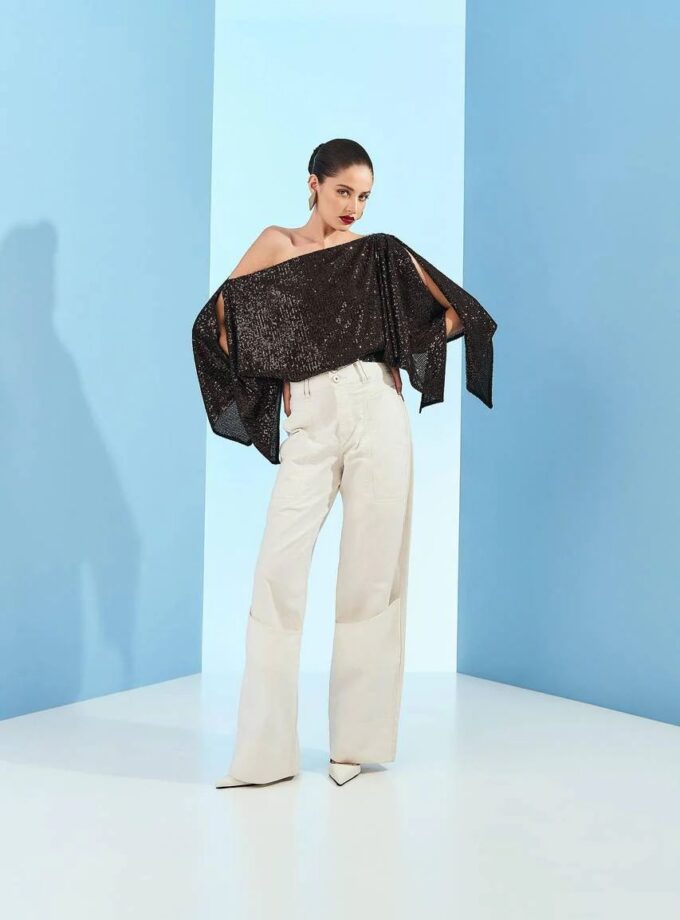 BLUSA PAETE ENVELOPE