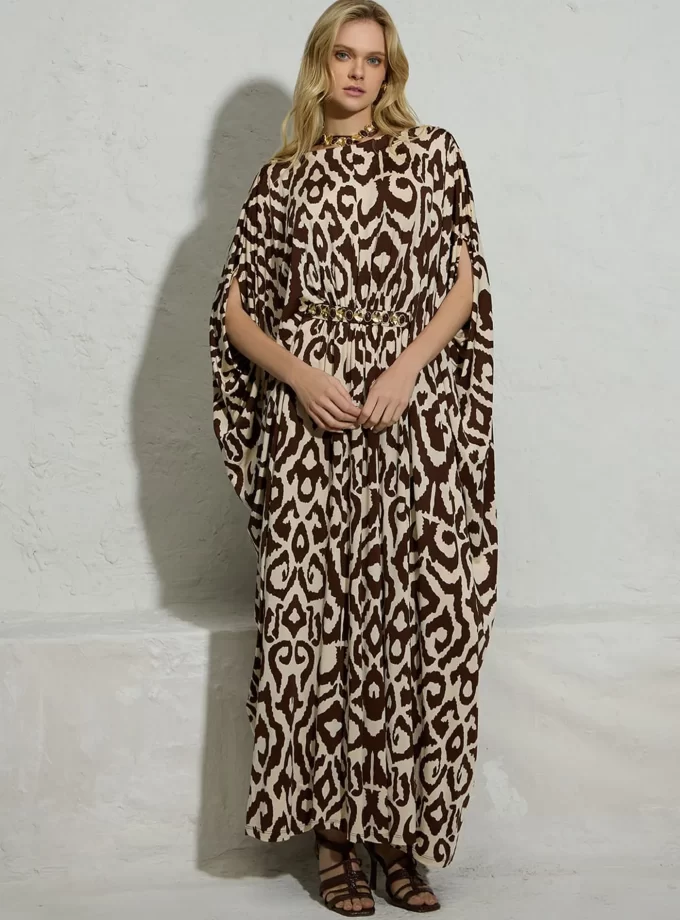 VESTIDO KAFTA IKAT