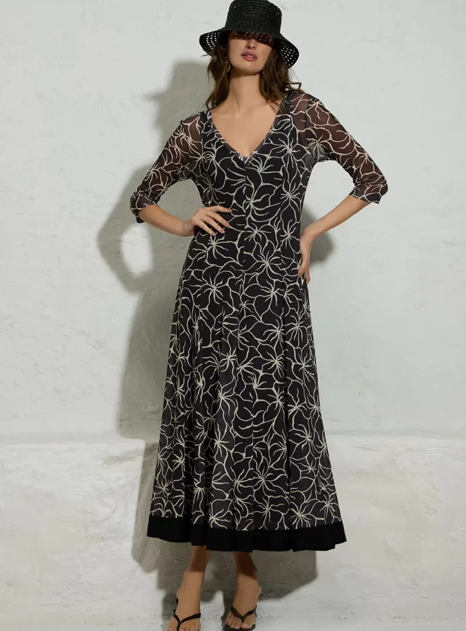 VESTIDO LONGO DE TULLE