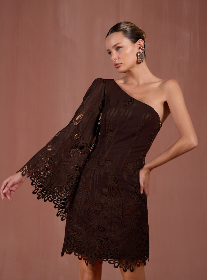 VESTIDO RENDADO OMBRO SÓ