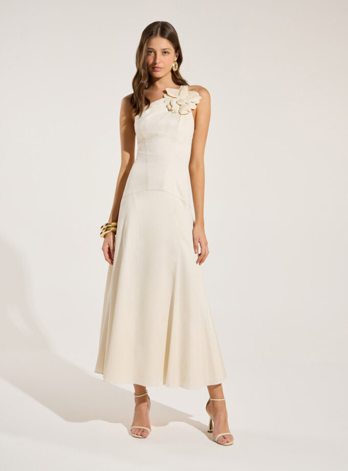 VESTIDO MAXI MIDI FLOR