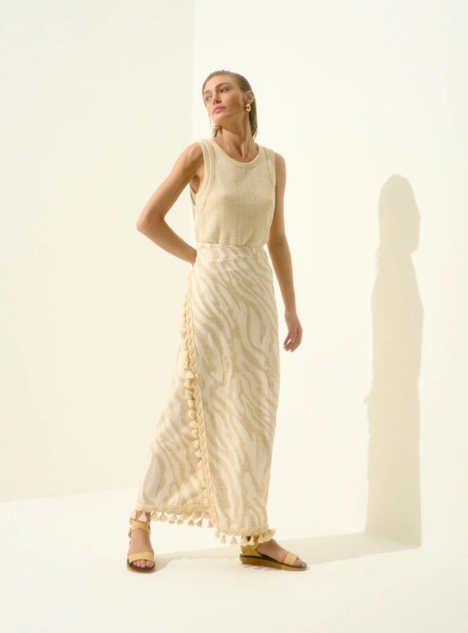 SAIA MIDI COM AMARRAÇÃO NO CÓS