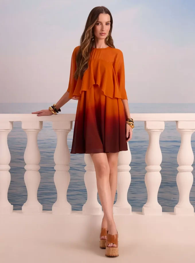 VESTIDO CURTO DEGRADE