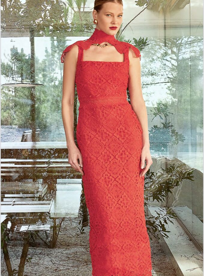 VESTIDO LONGO RENDADO