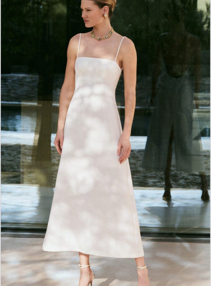 VESTIDO MID DECOTE COSTAS