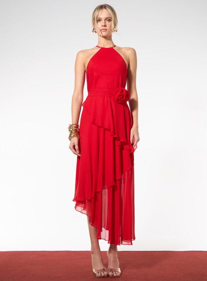 VESTIDO MIDI CAMADAS