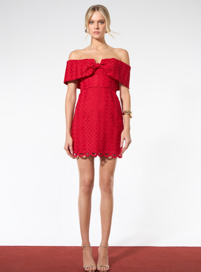 VESTIDO CURTO RENDAS ELOS