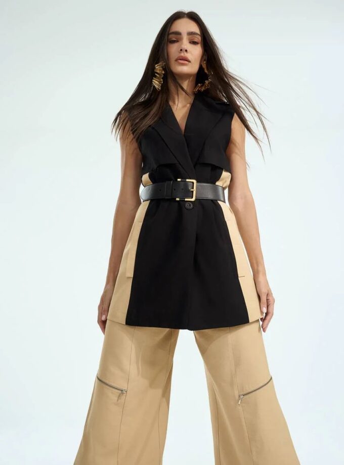 COLETÃO ALFAIATARIA BICOLOR