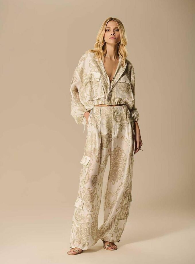 CALÇA CARGO ORGANZA