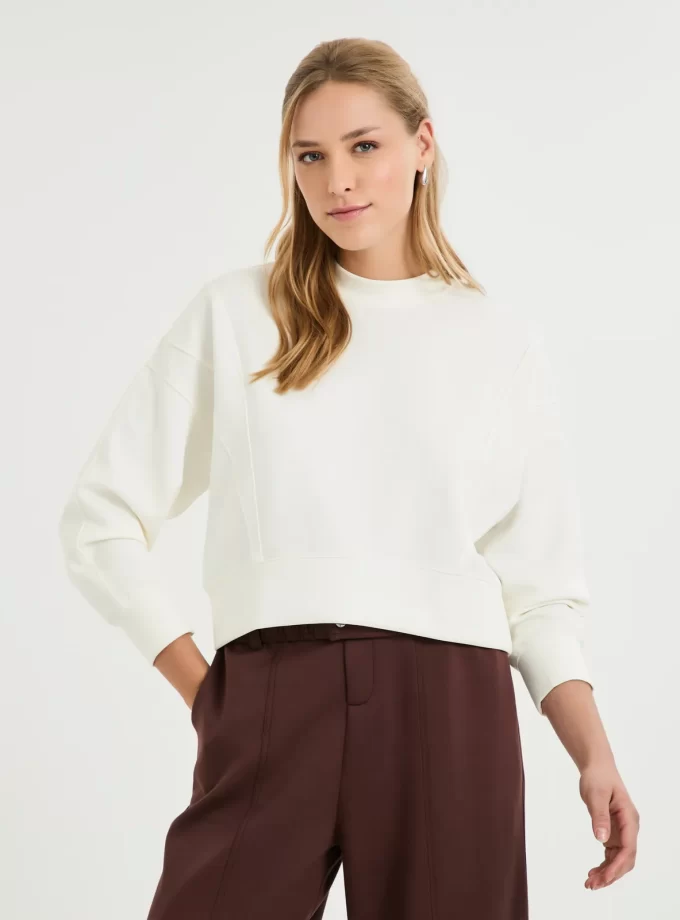 BLUSA FEMININA EM MODAL COM RECORTES