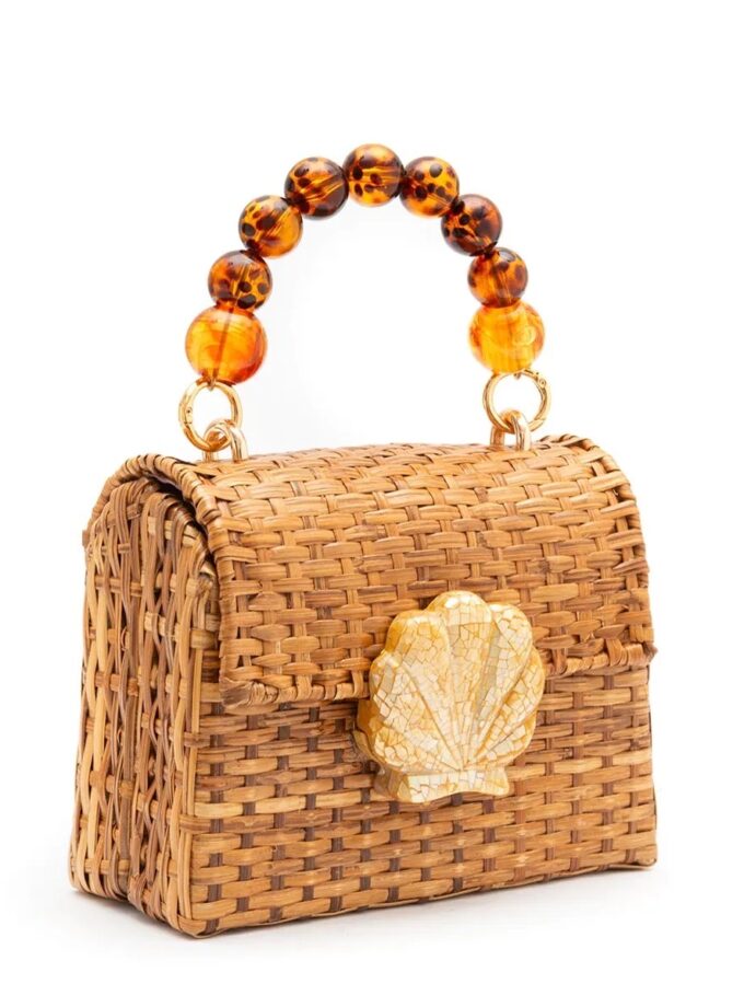 BOLSA TOP HANDLE RATTAN NATURAL