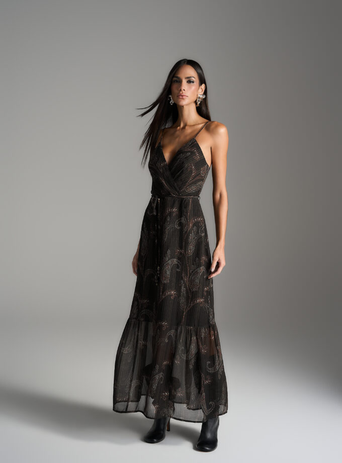 VESTIDO LONGO PAISLEY