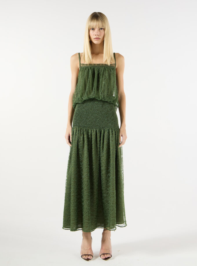 VESTIDO MIDI RENDA CHANTILLY