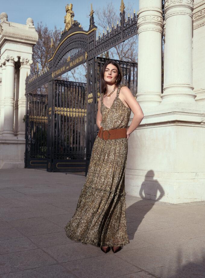 VESTIDO LONGO ALÇA TORCIDA