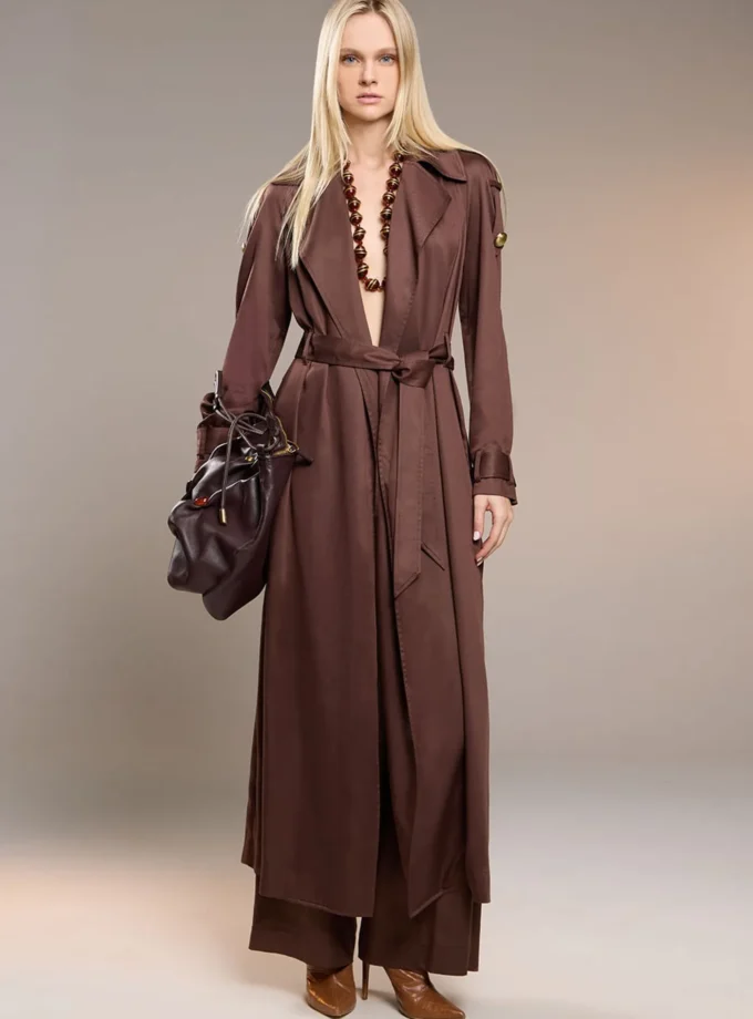 TRENCH COAT COMPRIDO