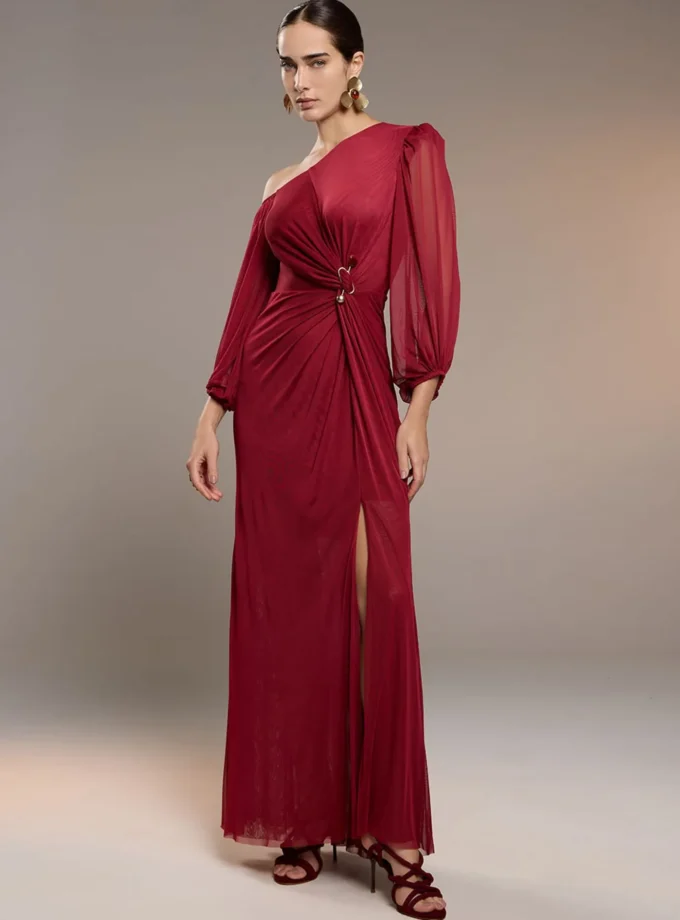 VESTIDO LATERAL COM PASSANTE