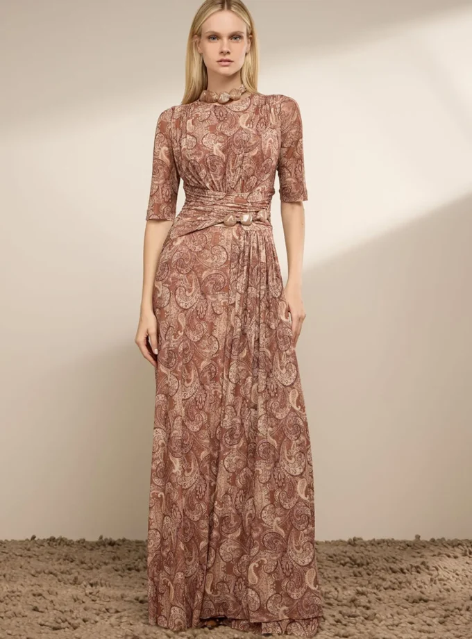 VEST TULLE ESTAMPA DETALHE PEDRAS TC