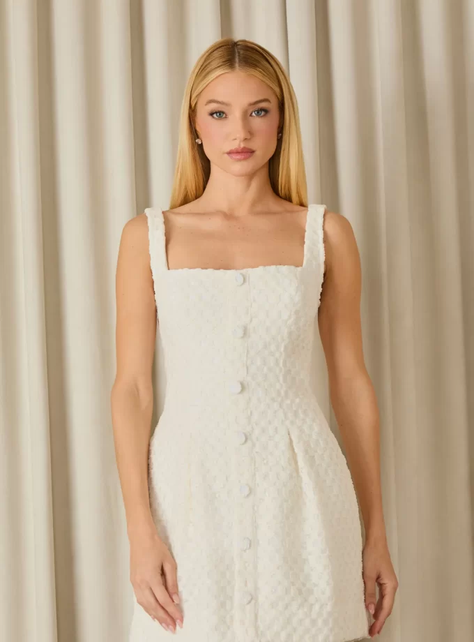 VESTIDO CURTO ISIS DECOTE QUADRADO