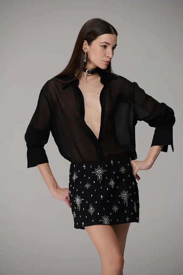 SAIA ALFAIATARIA BORDADO STAR LIGHT