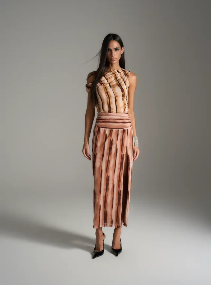 BLUSA STRIPE MARMORIZADA