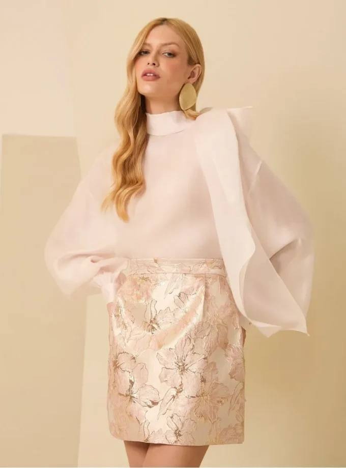 CAMISA ORGANZA LAÇO