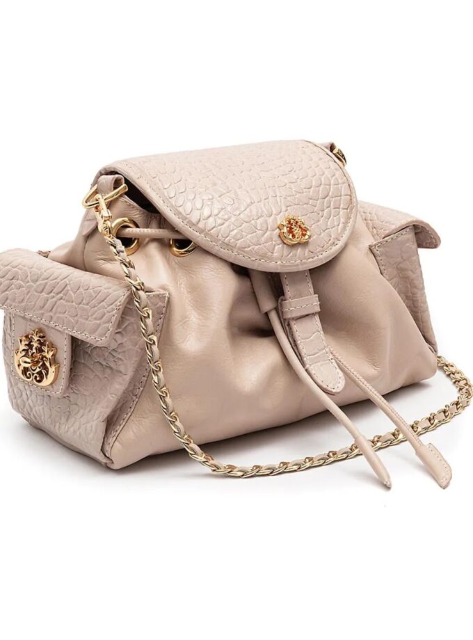 BOLSA ANNE MARIE CROSSBODY EM COURO NEW CROCO