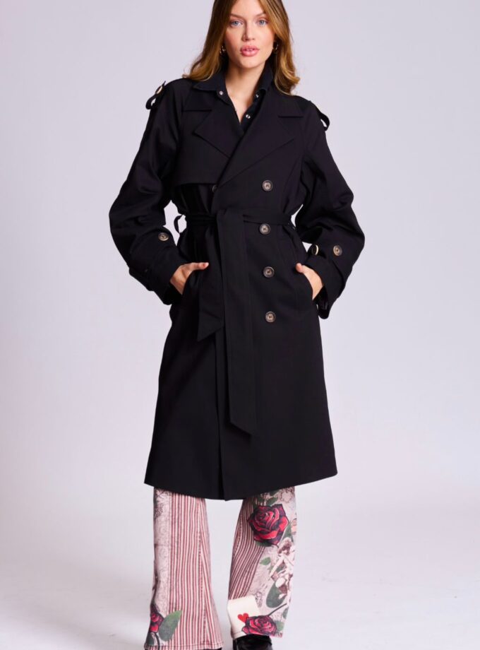 TRENCH LONGO COAT TAYLOR SAND