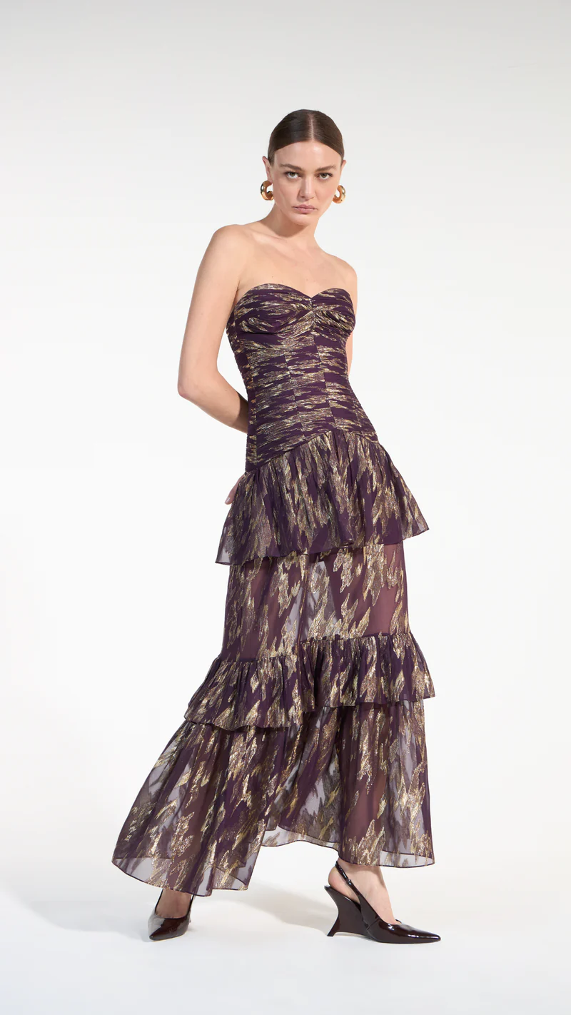 VESTIDO MAX MID DRAPEADO