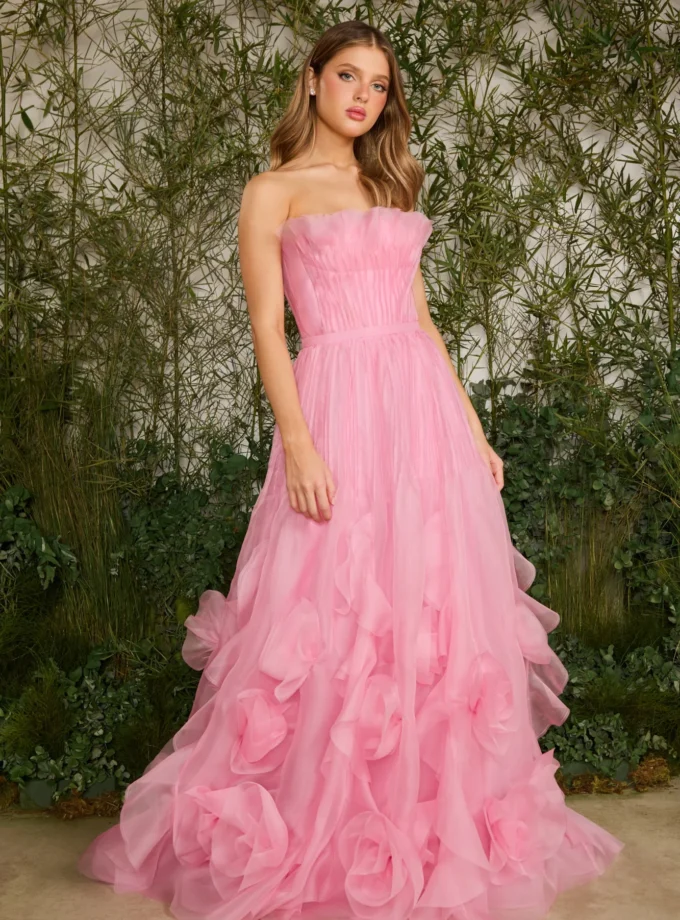 VESTIDO LONGO DAKOTA FLORES